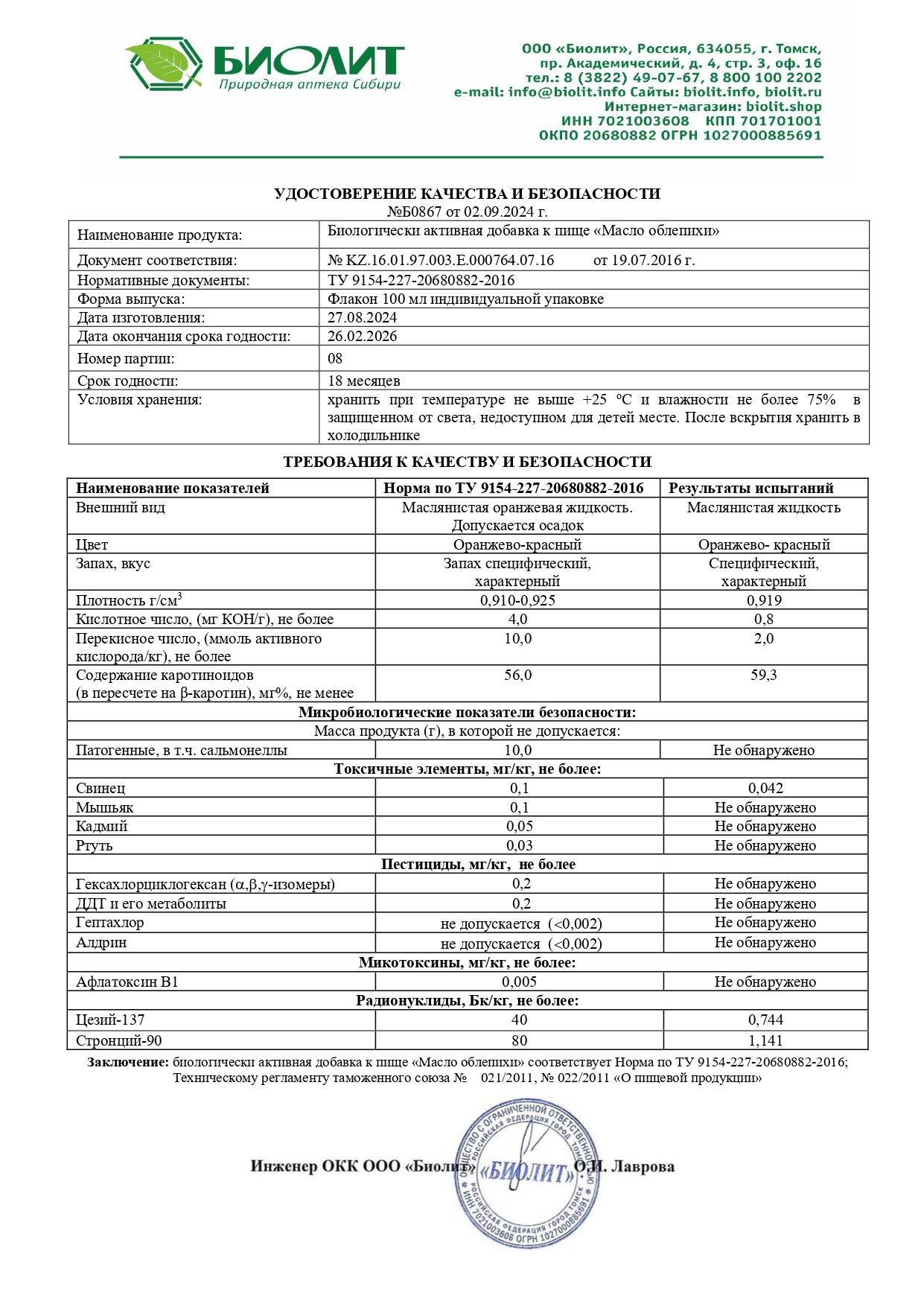 Паспорт №082024